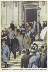 À la conférence pour la paix